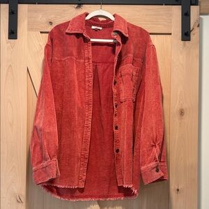 La Miel Corduroy LS Button-Up Shirt/Jacket (M)